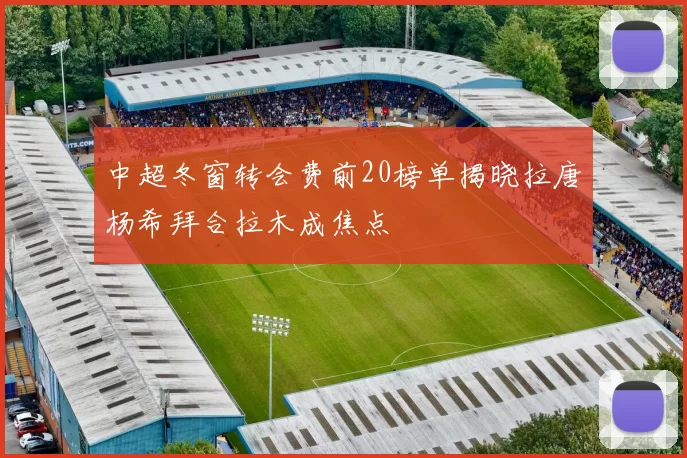 中超冬窗转会费前20榜单揭晓拉唐杨希拜合拉木成焦点